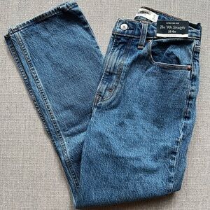 Abercrombie & Fitch Blue Straight Leg Jeans